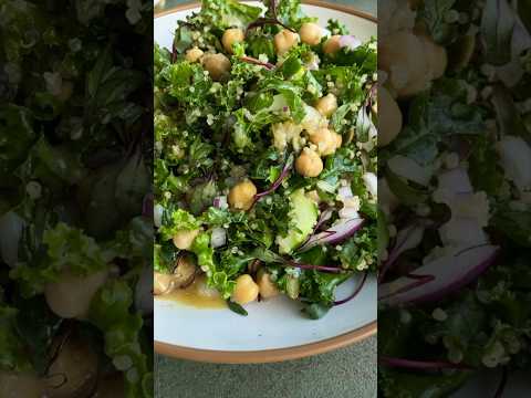 Kale &amp; Quinoa Salad (dressing listed in description)