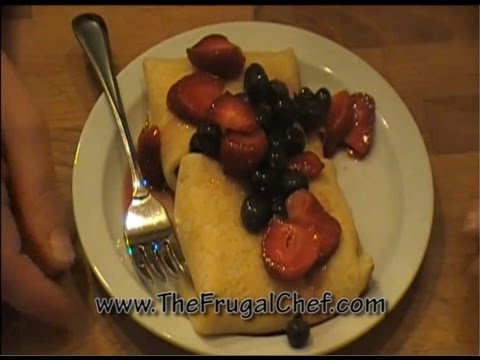 How to Make Cheese Blintzes | The Frugal Chef