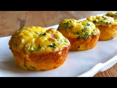 Fluffy Egg Cups | Best Breakfast Egg Muffins Recipe