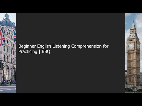 BBQ | Beginner English Listening Comprehension for Practicing