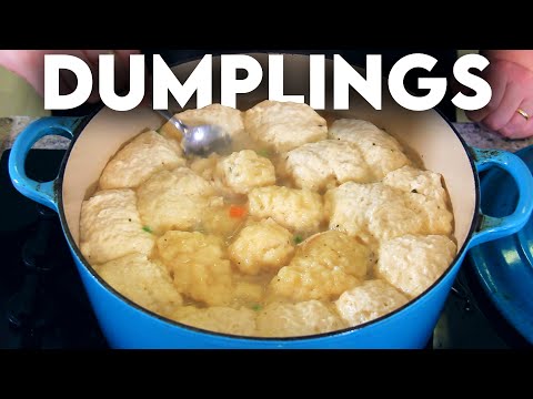 The FLUFFIEST Dumplings For Stews! How To Make Dumplings!