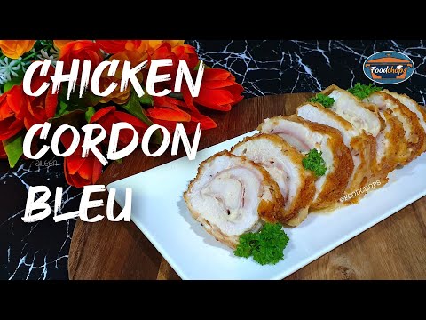 CHICKEN CORDON BLEU WITH DIJON CREAM SAUCE