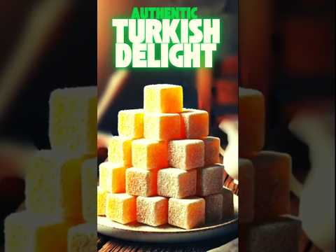 Discover the secret to making authentic Turkish Delight🍬 #RahatLokum #food #recipe #TurkishDelight
