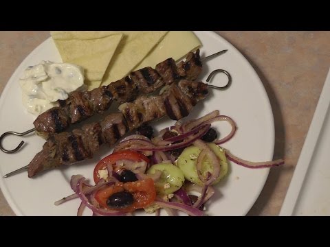 Lamb Lemon and Dill Souvlaki