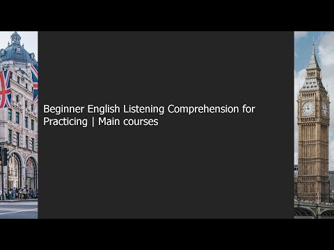 Main courses | Beginner English Listening Comprehension for Practicing