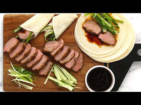 Crispy Duck Pancakes with Hoisin Sauce Recipe