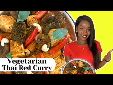 Thai Red Curry Vegetarian Friendly | How to Make Tofu Curry for Weight Loss recipe | Bountiful Cook