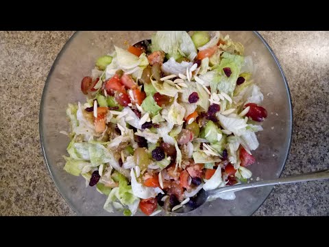 Lettuce quinoa salad, quick, easy and refreshing recipe