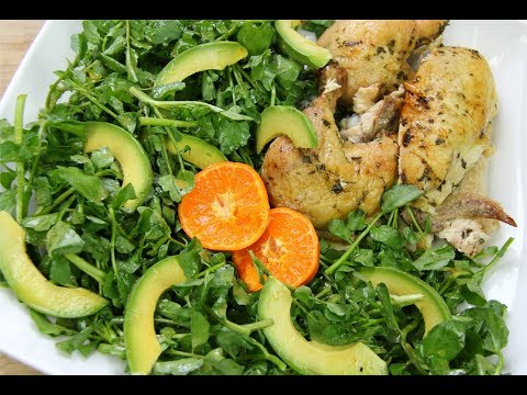 Avocado, Watercress Salad with a Clementine Vinaigrette | CaribbeanPot.com