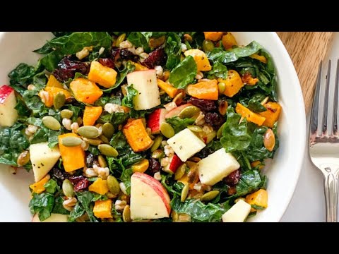 Hearty Fall Salad With Roasted Butternut Squash Recipe