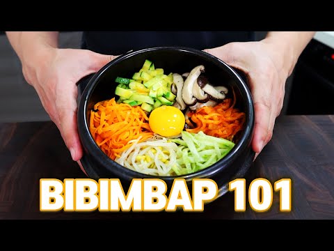 How to Make Bibimbap &amp; Dolsot Bibimbap Korean Rice Bowl