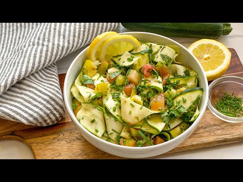 Herby Zucchini Ribbon Salad Recipe