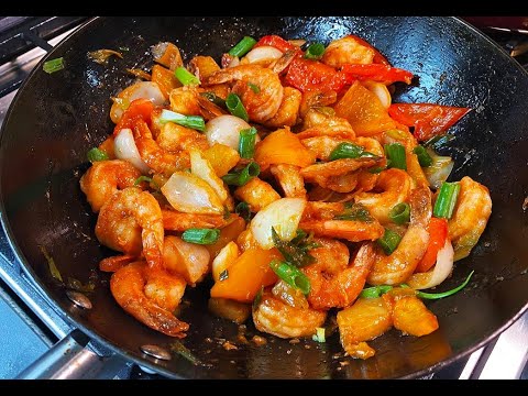 Sweet and Sour Pineapple Shrimp | CaribbeanPot.com