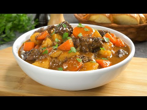 Delicious &amp; Hearty BEEF STEW Recipe | Homestyle BEEF &amp; ROOT VEGETABLES STEW. Recipe by Always Yummy!