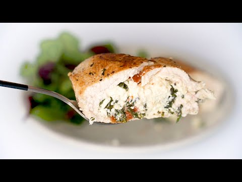 Spinach and Feta Stuffed Chicken Breasts