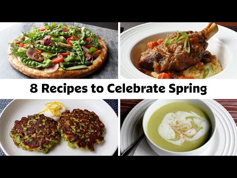 8 Flavorful Spring-Inspired Recipes | Vegetable Tart, Beer-Braised Lamb Shanks, Asparagus &amp; More!