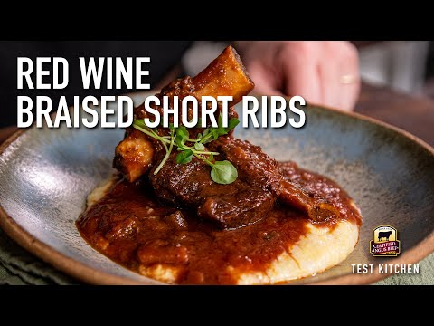 Classic Red Wine Braised Short Ribs Recipe