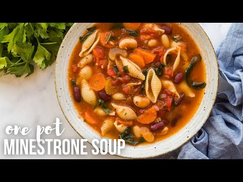 Easy Minestrone Soup | The Recipe Rebel