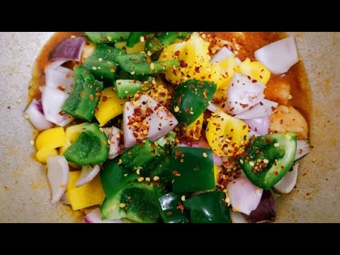 Sizzling Hot and spicy Chicken jalfrezi recipe/chicken recipe/easy and quick chicken jalfrezi