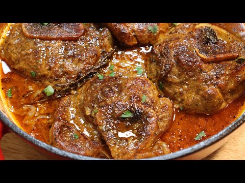 RECIPE FOR DINNER | BEEF SHANK RECIPE | OSSOBUCO RECIPE | SERVED WITH CREAMY MUSHROOMS &amp; POTATOES