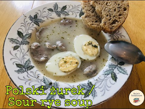 How to make traditional polski żurek - Polish żurek 🍲🇵🇱 sour rye soup