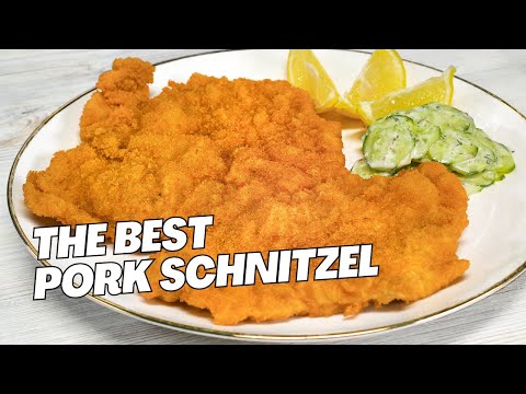 Best &amp; Easy PORK SCHNITZEL in 10 Minutes. German PORK SCHNITZEL. Recipe by Always Yummy!