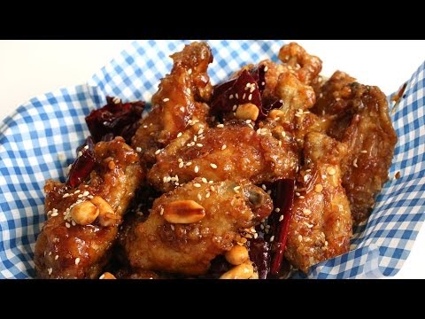 Crunchy Korean fried chicken recipe (Dakgangjeong: 닭강정)