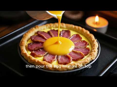 “Classic French Quiche Lorraine | Easy &amp; Authentic Recipe 🇫🇷”