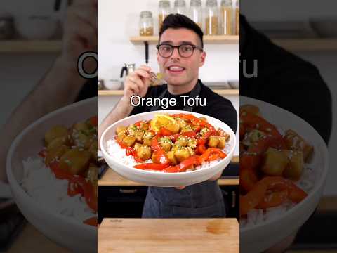 Orange Tofu with Veggies