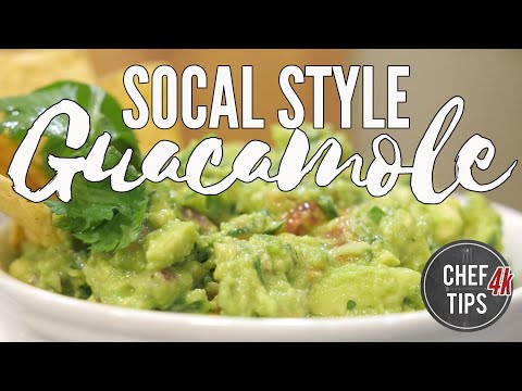 The Best Guacamole Recipe - How to Make Guacamole Salsa, SoCal Style!