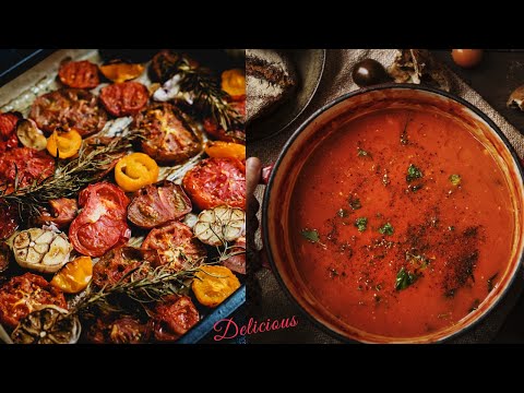 Roasted Tomato Soup, That will Warm Your Heart and Soul! Delicious!