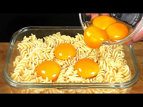 Warning: This old pasta and eggs recipe will change your dinner game ❗️ Quick and easy!