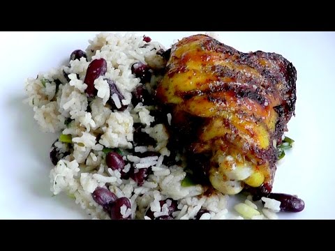 Jamaican JERK CHICKEN recipe | How to make marinade &amp; Cook