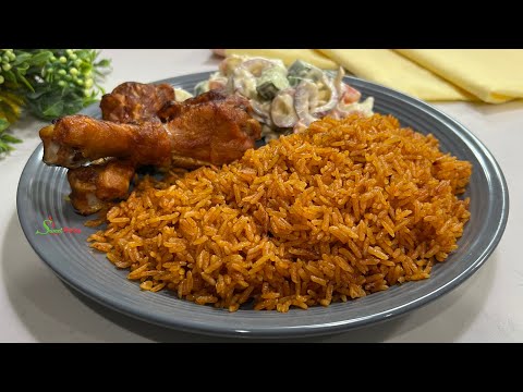 Let’s Cook A Big Pot Of Jollof Rice &amp; The Juiciest Baked Chicken Recipe Using Our All Purpose Stew