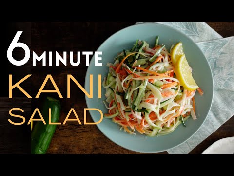 Only 6 Minutes! Crab Stick Salad - Japanese Kani Salad Recipe