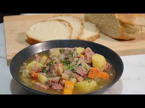 DUBLIN Coddle TRADITIONAL IRISH dish is a hearty and warming stew