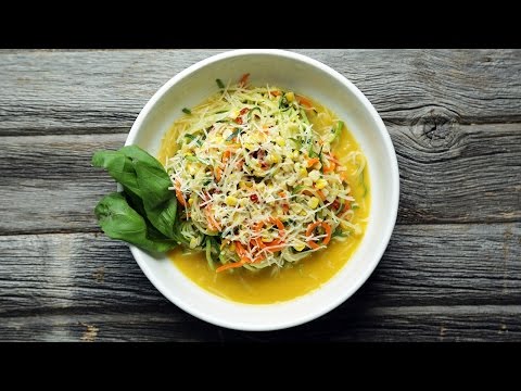 Zucchini Noodles with Sundried Tomato Herb Butter