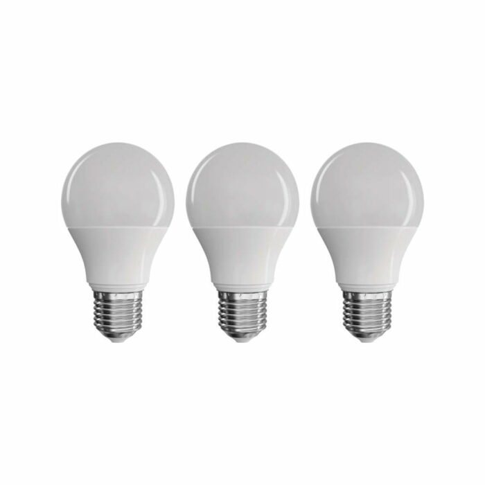 Súprava 3 LED žiaroviek EMOS Classic A60 Warm White