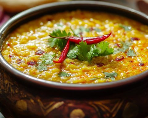 A Hearty, Nourishing Bowl of Comfort: Traditional Indian Khichdi – Perfect for a Wholesome, Soul-Warming Meal