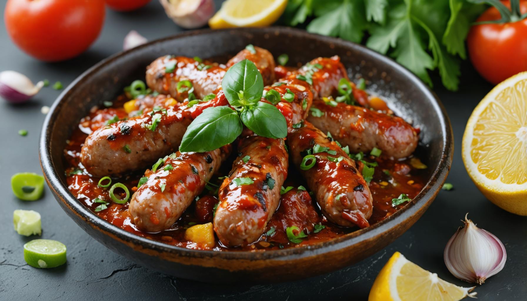 Okusite tropske okuse v vsakem ugrizu! Odkrijte užitek rougail saucisse.