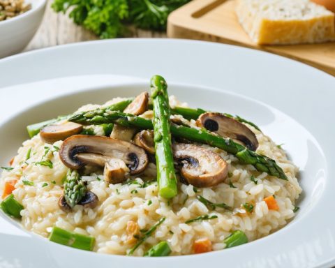 A Culinary Journey Awaits You! Discover the Elegant Risotto with Mushrooms and Asparagus A Culinary Journey Awaits You! Discover the Elegant Risotto with Mushrooms and Asparagus