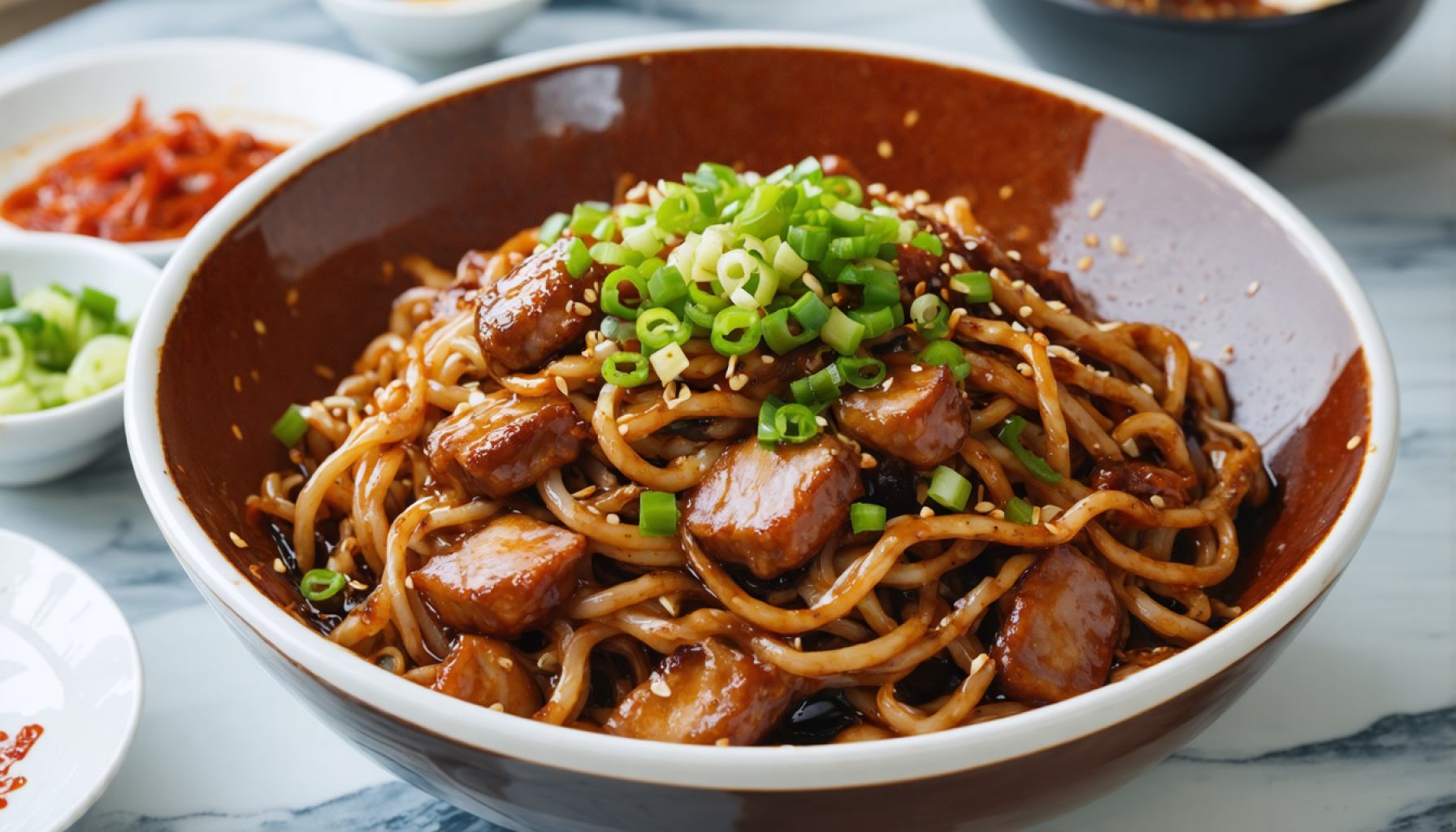 Lås upp hemligheterna bakom Jajangmyeon! En smakfull njutning väntar på dig!