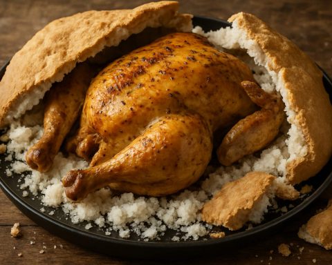 A Flavorful Twist on Chicken! Discover Salt-Crusted Secrets.
