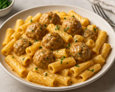 Discover the Creamy Delight! Pasta with Meatballs Recipe You Can’t Resist Discover the Creamy Delight! Pasta with Meatballs Recipe You Can’t Resist