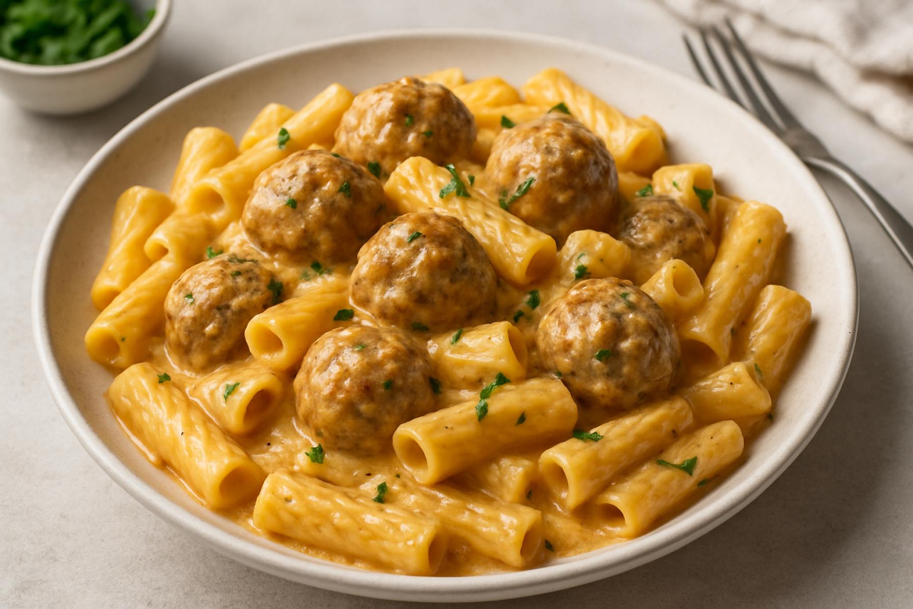 Discover the Creamy Delight! Pasta with Meatballs Recipe You Can't Resist!