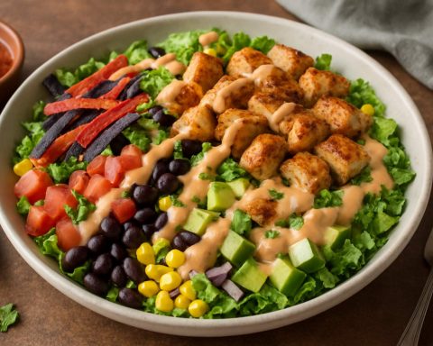 Spice Up Your Meal with Mexican Chicken Salad! A Zesty Delight in Every Bite